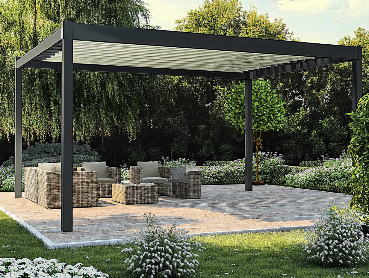 Pergolas bioclimatique autoportée clermont l'herault